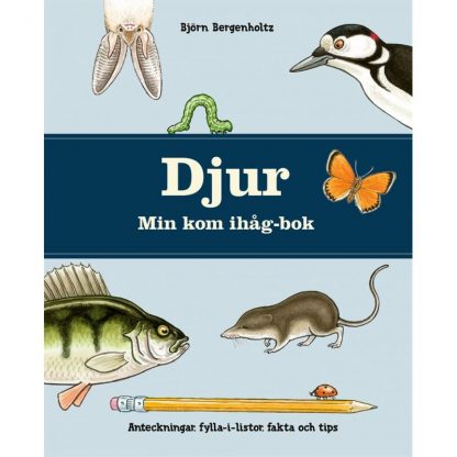 Djur Min kom ihåg-bok